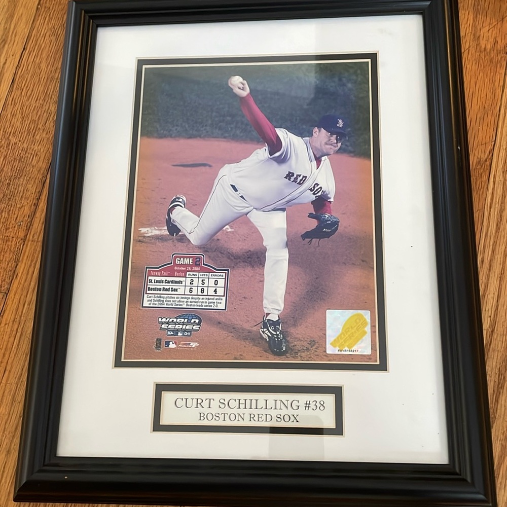 Curt Schilling #38 Boston. Red Sox